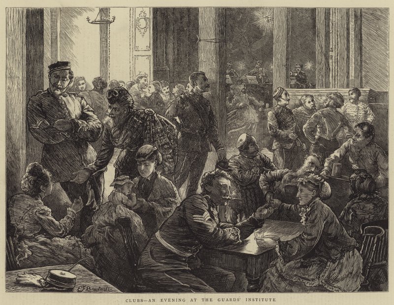 Klubok, est az Őrző Intézetben alkotó: Edward Frederick Brewtnall