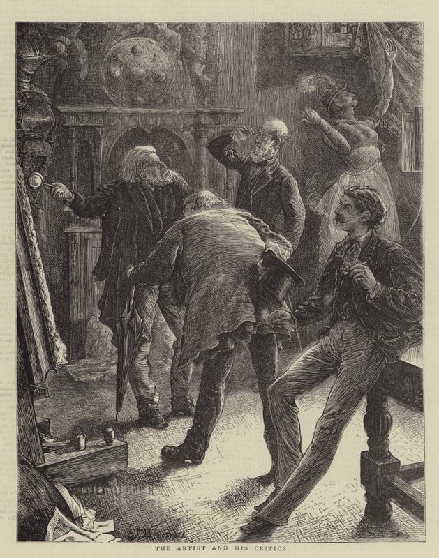 A művész és kritikusai alkotó: Edward Frederick Brewtnall