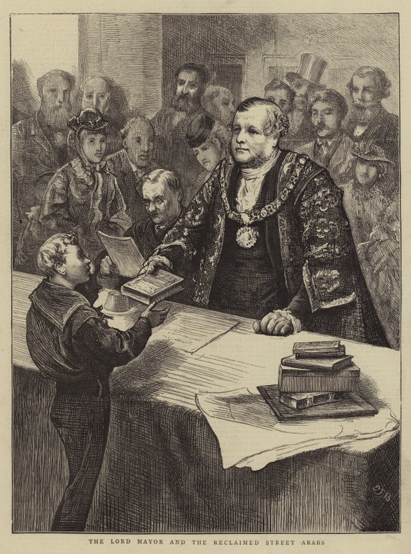 A főpolgármester és a visszaszerzett utcai arabok alkotó: Edward Frederick Brewtnall