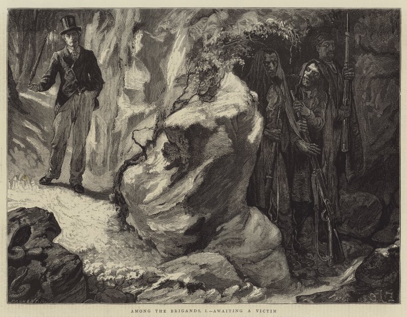 A brigandok között én, áldozatra várok alkotó: Edward John Gregory