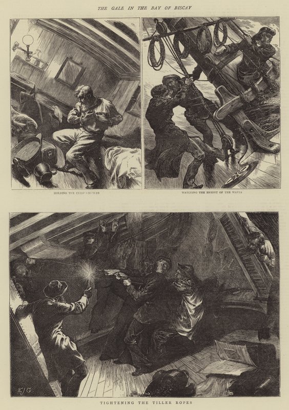 A Gale a Vizcayai-öbölben alkotó: Edward John Gregory