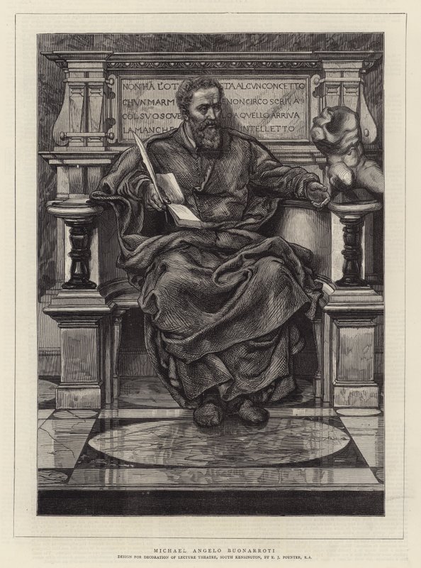 Michael Angelo Buonarroti alkotó: Edward John Poynter