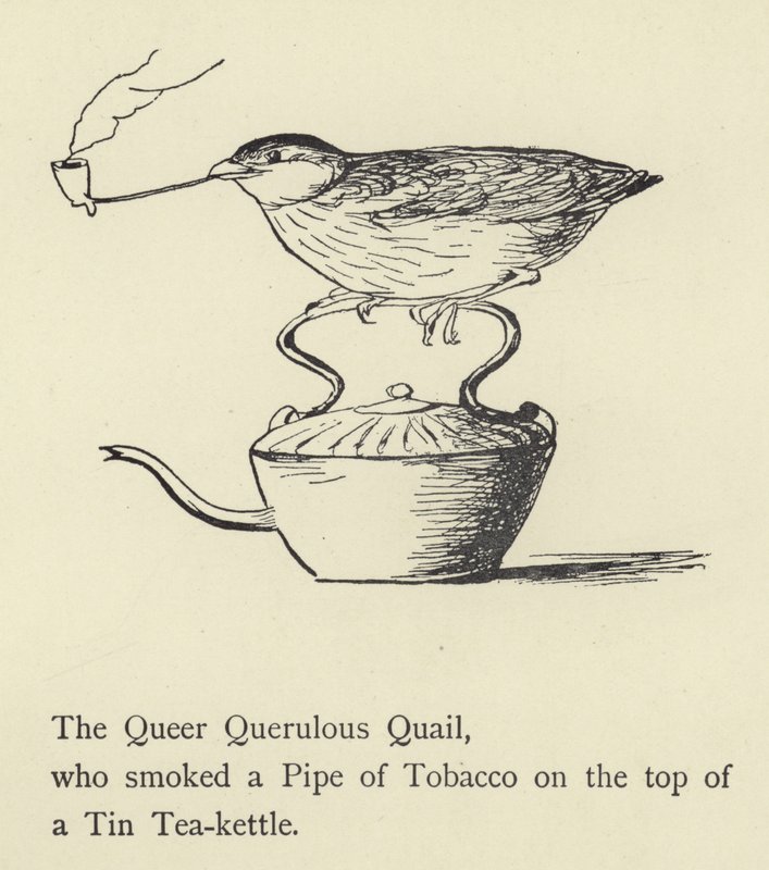 A Queer Querulous Quail alkotó: Edward Lear