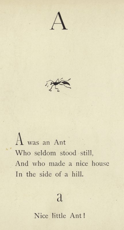 Az A betű alkotó: Edward Lear