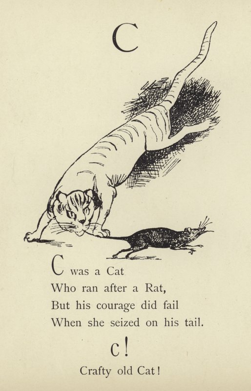 A C betű alkotó: Edward Lear