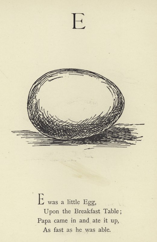 Az E betű alkotó: Edward Lear