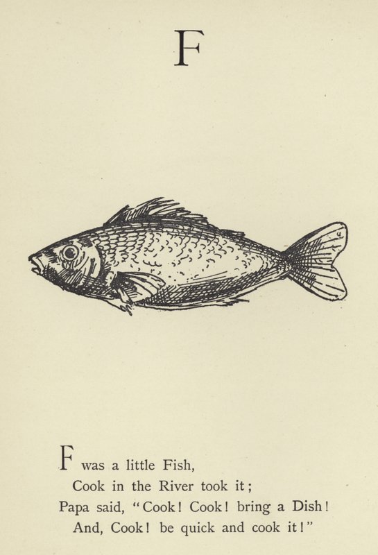Az F betű alkotó: Edward Lear