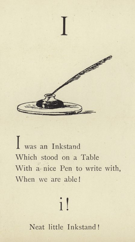 Az I betű alkotó: Edward Lear