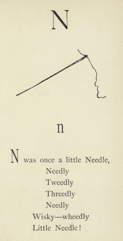 Az N betű alkotó: Edward Lear
