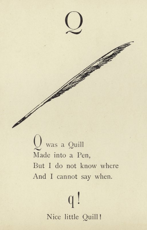 A Q betű alkotó: Edward Lear