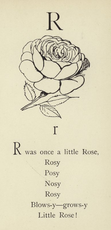 Az R betű alkotó: Edward Lear