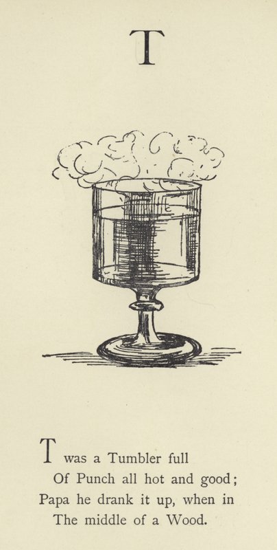 A T betű alkotó: Edward Lear