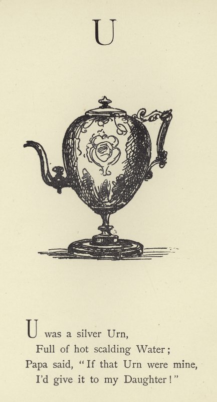 Az U betű alkotó: Edward Lear