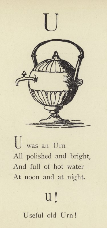 Az U betű alkotó: Edward Lear
