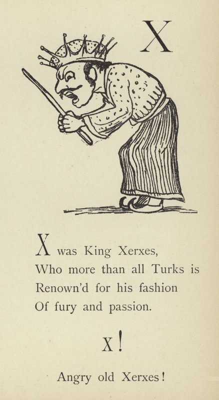 X betű alkotó: Edward Lear