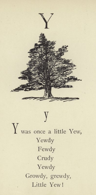 Az Y betű alkotó: Edward Lear