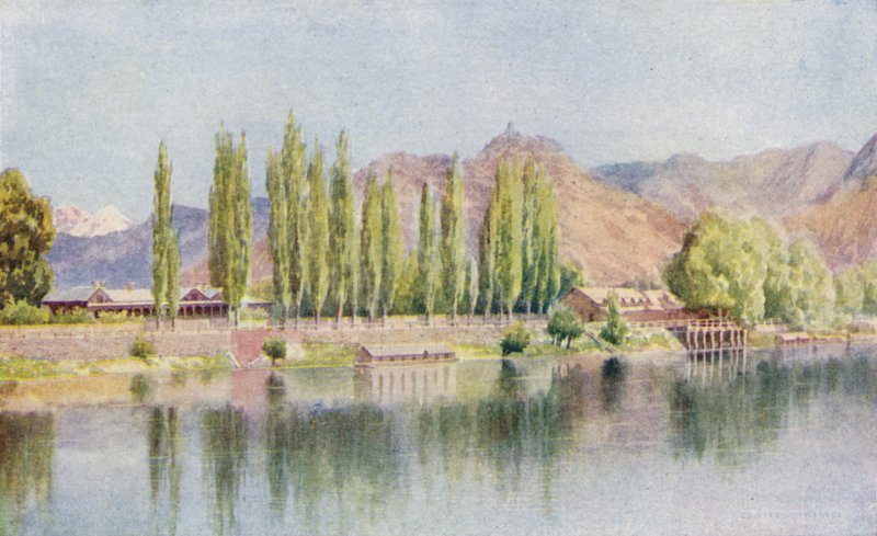 A rezidencia és klub, Srinagar alkotó: Edward Mary Joseph Molyneux
