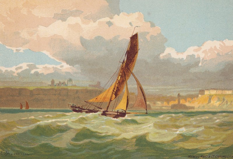 Blyth Nook (színes litográfia) alkotó: Edward (after) Duncan