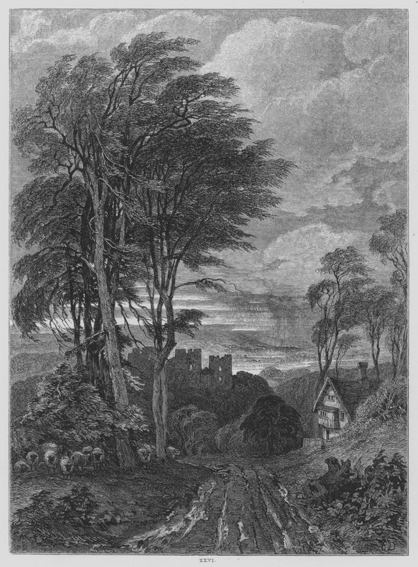 John Milton, Il Penseroso (metszet) alkotó: Edward (after) Duncan
