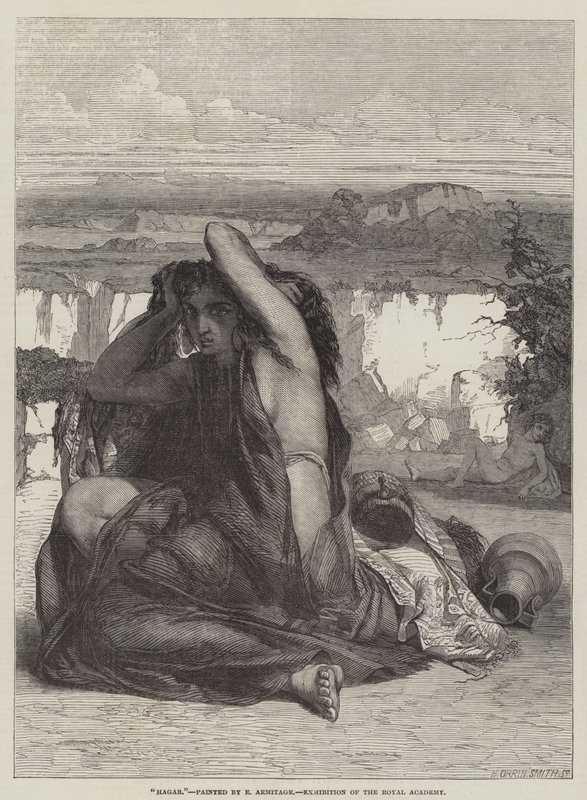 Hagar alkotó: Edward A. Armitage