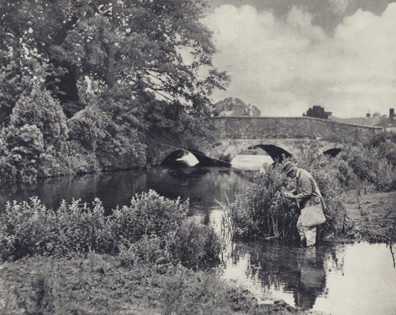 A városi híd felett, Stockbridge (fekete-fehér fotó) alkotó: Edward Alfred Barton