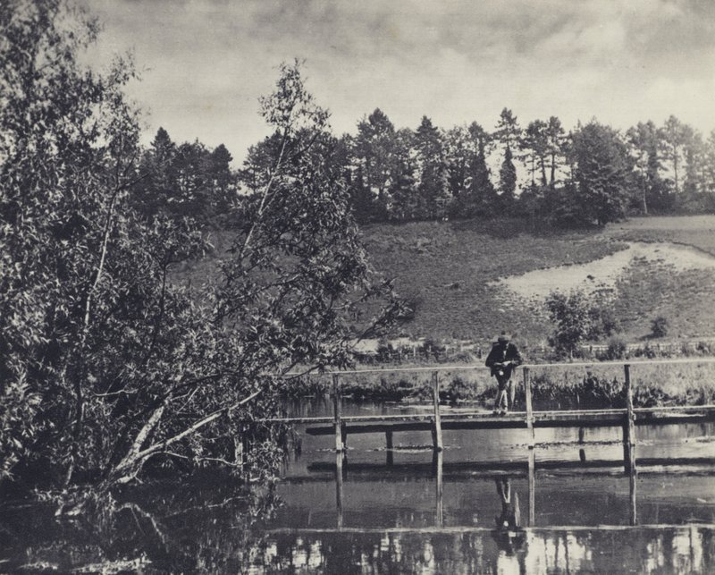Tumbling Bay, a Fullerton alatti teszt egyik hordozóján (fekete-fehér fotó) alkotó: Edward Alfred Barton