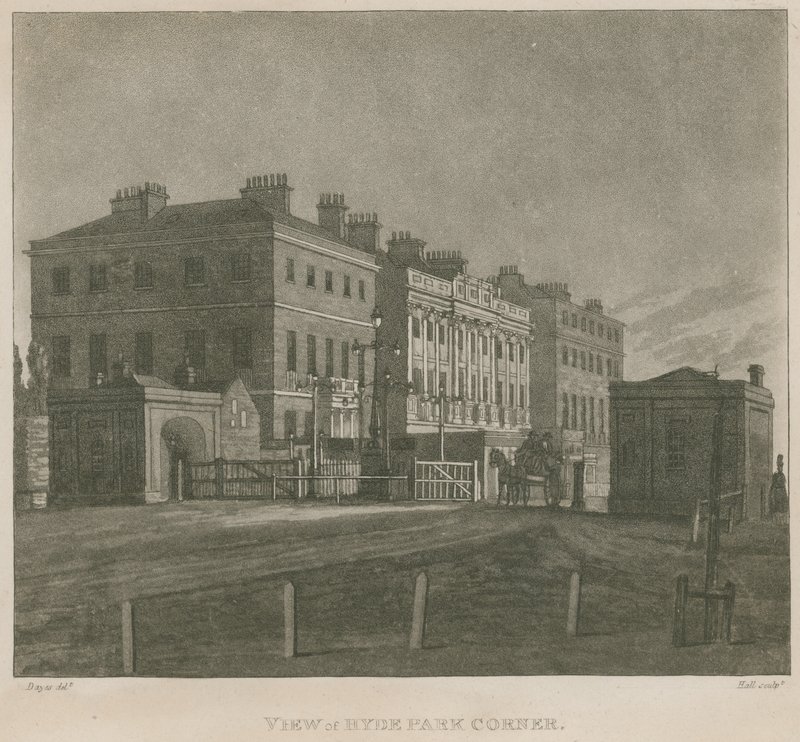 Hyde Park Turnpike, Hyde Park Corner, London alkotó: Edward Dayes