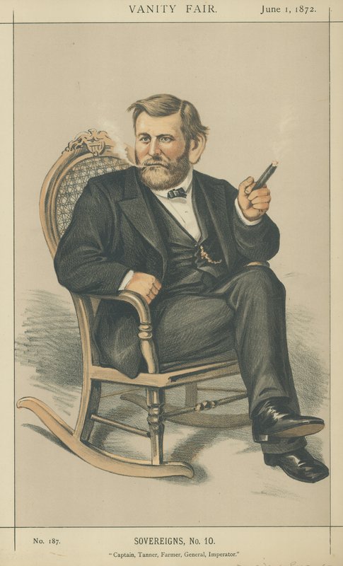 Ulysses S Grant tábornok alkotó: Edward Frederick Brewtnall
