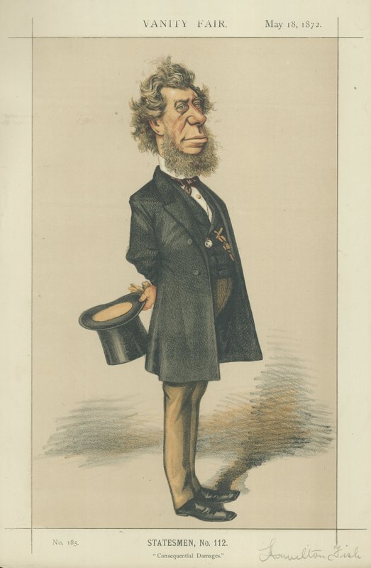 Hon Hamilton Fish, amerikai külügyminiszter alkotó: Edward Frederick Brewtnall