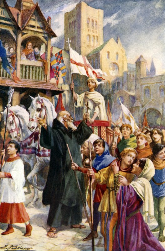 A gyermekek keresztes hadjárata alkotó: Edward Frederick Skinner