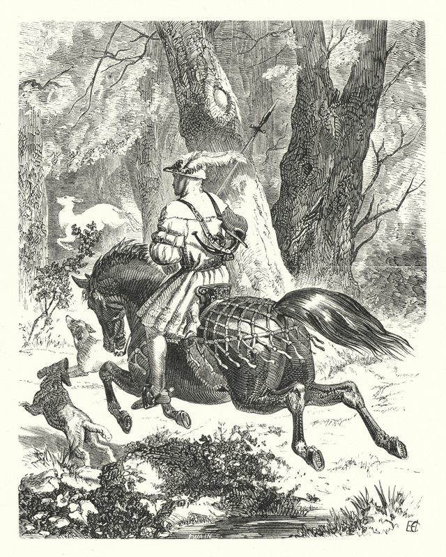 Egy régi ballada újraírva (metszet) alkotó: Edward Henry (after) Corbould