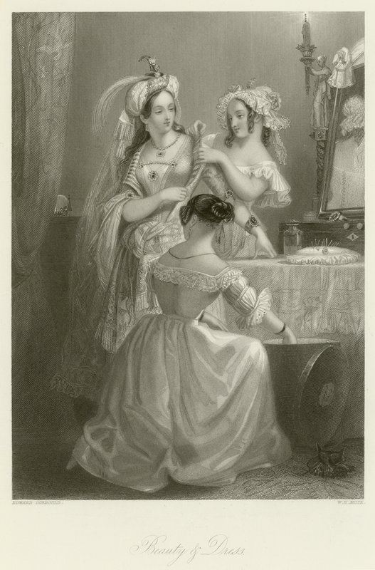 Szépség és ruha alkotó: Edward Henry Corbould