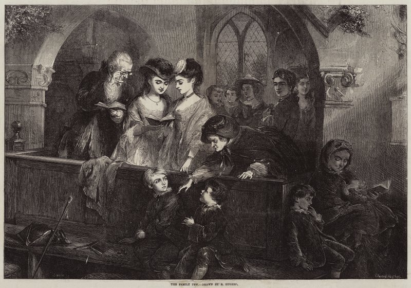 A család Pew alkotó: Edward Hughes