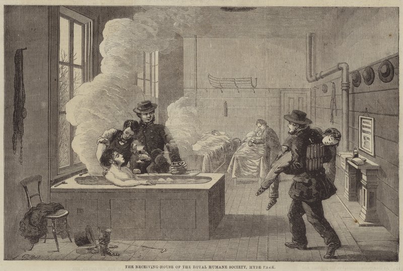 A Royal Humane Society fogadóháza, Hyde Park alkotó: Edward Hull
