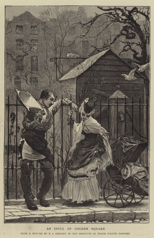 Az Arany tér idillje alkotó: Edward John Gregory