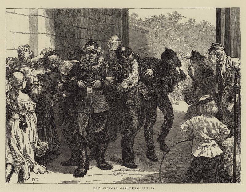 The Victors Off Duty, Berlin alkotó: Edward John Gregory
