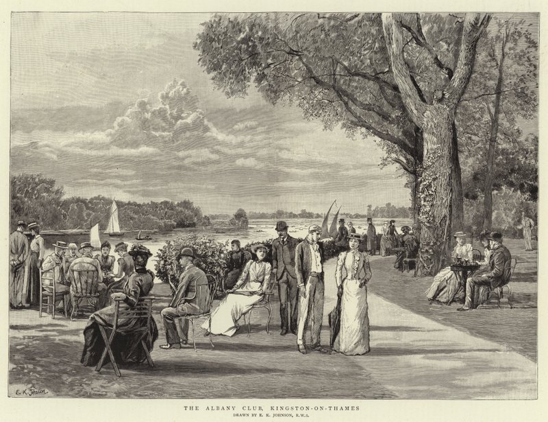 Az Albany Club, Kingston-on-Thames alkotó: Edward Killingworth Johnson
