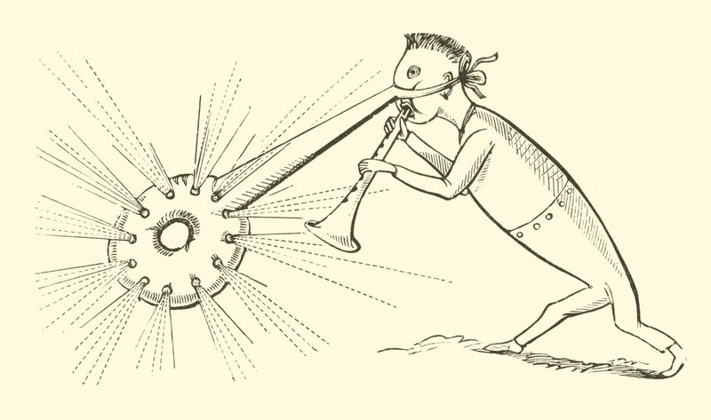 A Dong világító orral (metszet) alkotó: Edward Lear