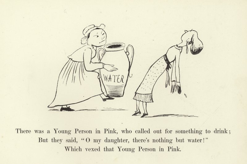 Volt egy fiatal Pinkben, aki inni kért alkotó: Edward Lear