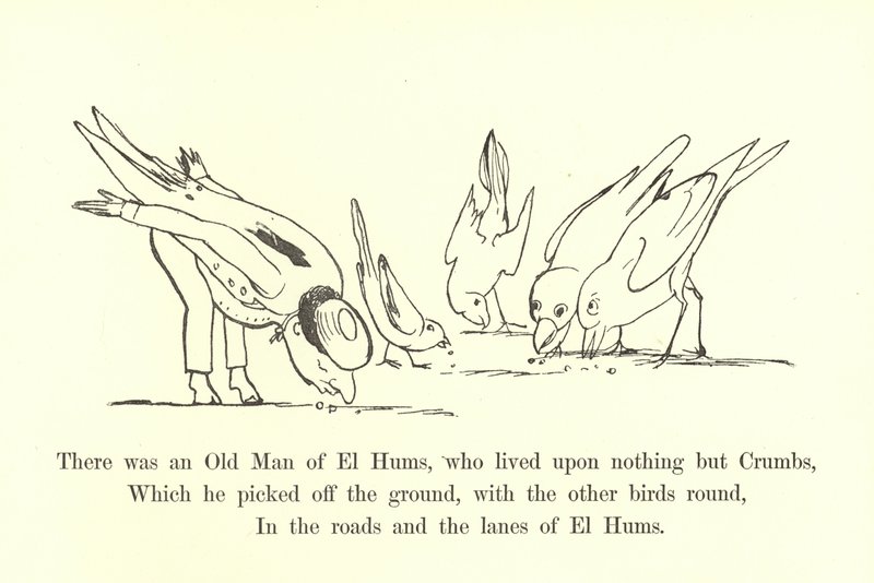 Volt egy El Hums-i Öreg, aki nem máson élt, mint Morzsákon alkotó: Edward Lear