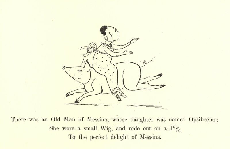 Volt egy Messinai Öreg, akinek a lányát Opsibeenának hívták alkotó: Edward Lear