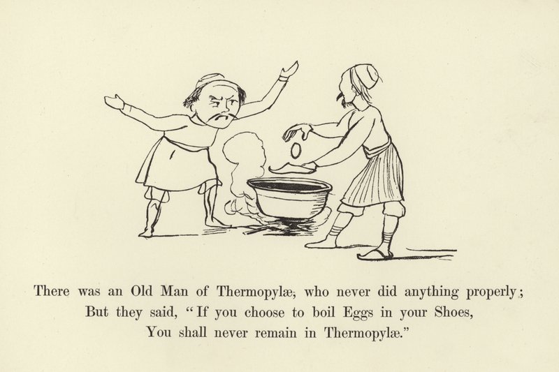 Volt egy Termopülai Öreg, aki soha nem csinált semmit rendesen alkotó: Edward Lear