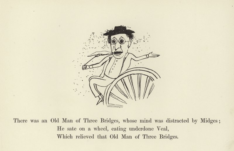 Volt egy háromhídi öregember, akinek a figyelmét Midges elterelte alkotó: Edward Lear