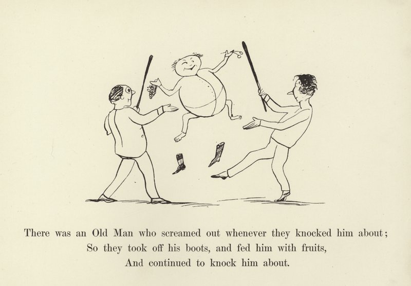 Volt egy Öreg, aki felsikoltott, valahányszor megkopogtatták alkotó: Edward Lear
