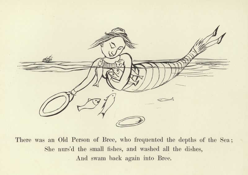 Bree-nek volt egy öreg személye, aki gyakran járt a tenger mélyén alkotó: Edward Lear