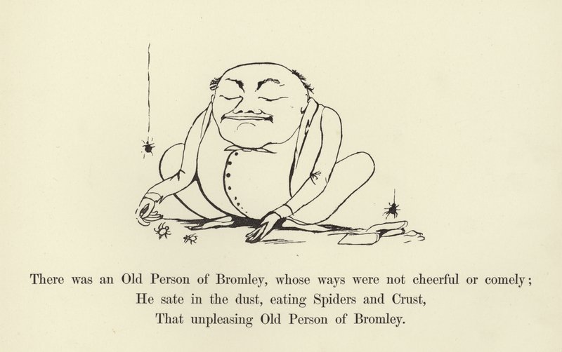 Volt egy öreg Bromley ember, aki nem volt vidám vagy kedves alkotó: Edward Lear