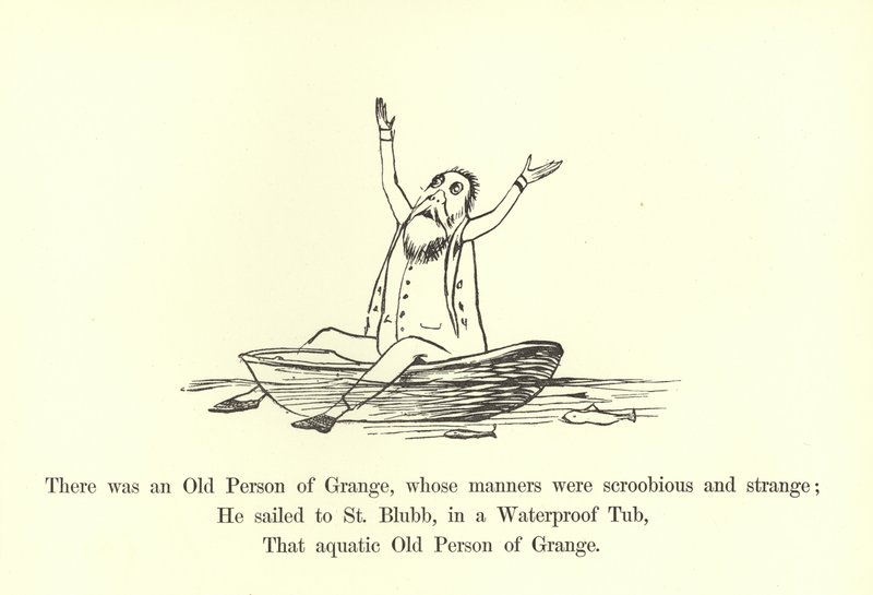 Volt egy öreg Grange-i ember, akinek a modora skroobos és furcsa volt alkotó: Edward Lear
