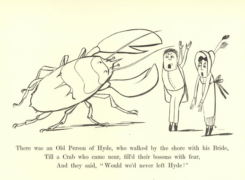 Volt Hyde öregembere, aki menyasszonyával a parton sétált alkotó: Edward Lear