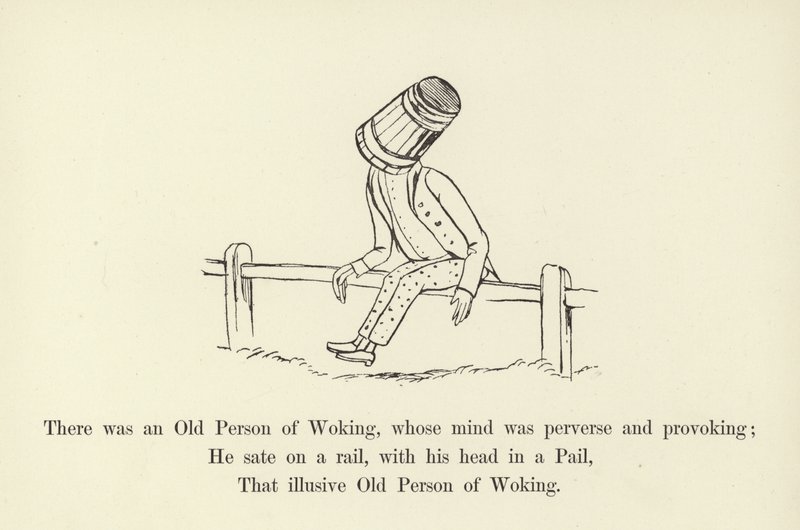 Volt egy öreg wokingi személy, akinek perverz és provokatív elméje volt alkotó: Edward Lear
