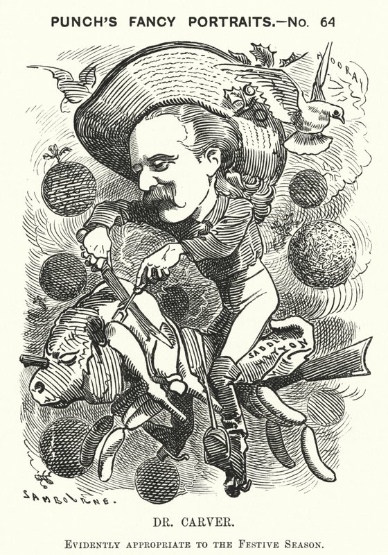 Dr. Carver (metszet) alkotó: Edward Linley (after) Sambourne